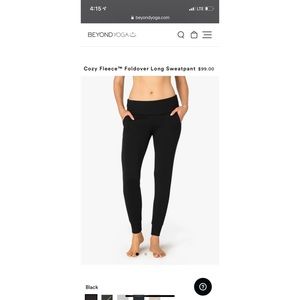 Beyond Yoga Foldover Sweatpants